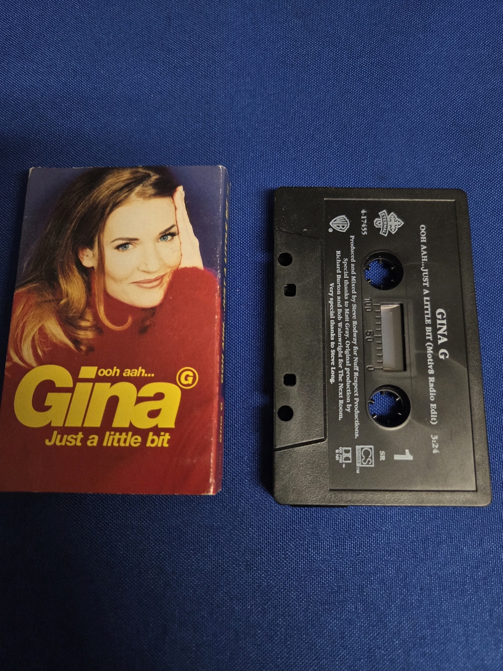 Just a Little Bit Single by Gina G. Cassette, Nov-1996